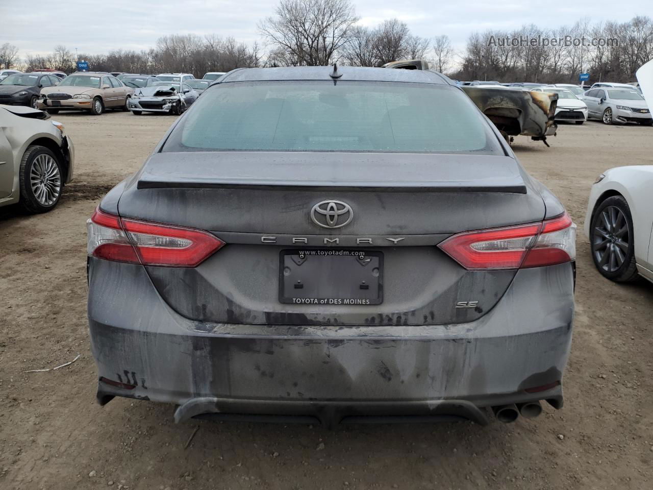 2019 Toyota Camry L Gray vin: 4T1B11HK5KU831244