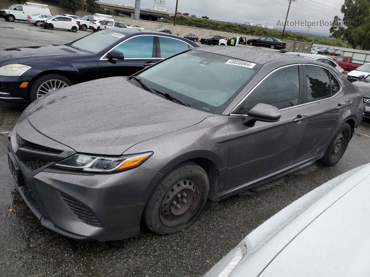 2019 Toyota Camry L Серый vin: 4T1B11HK5KU834256