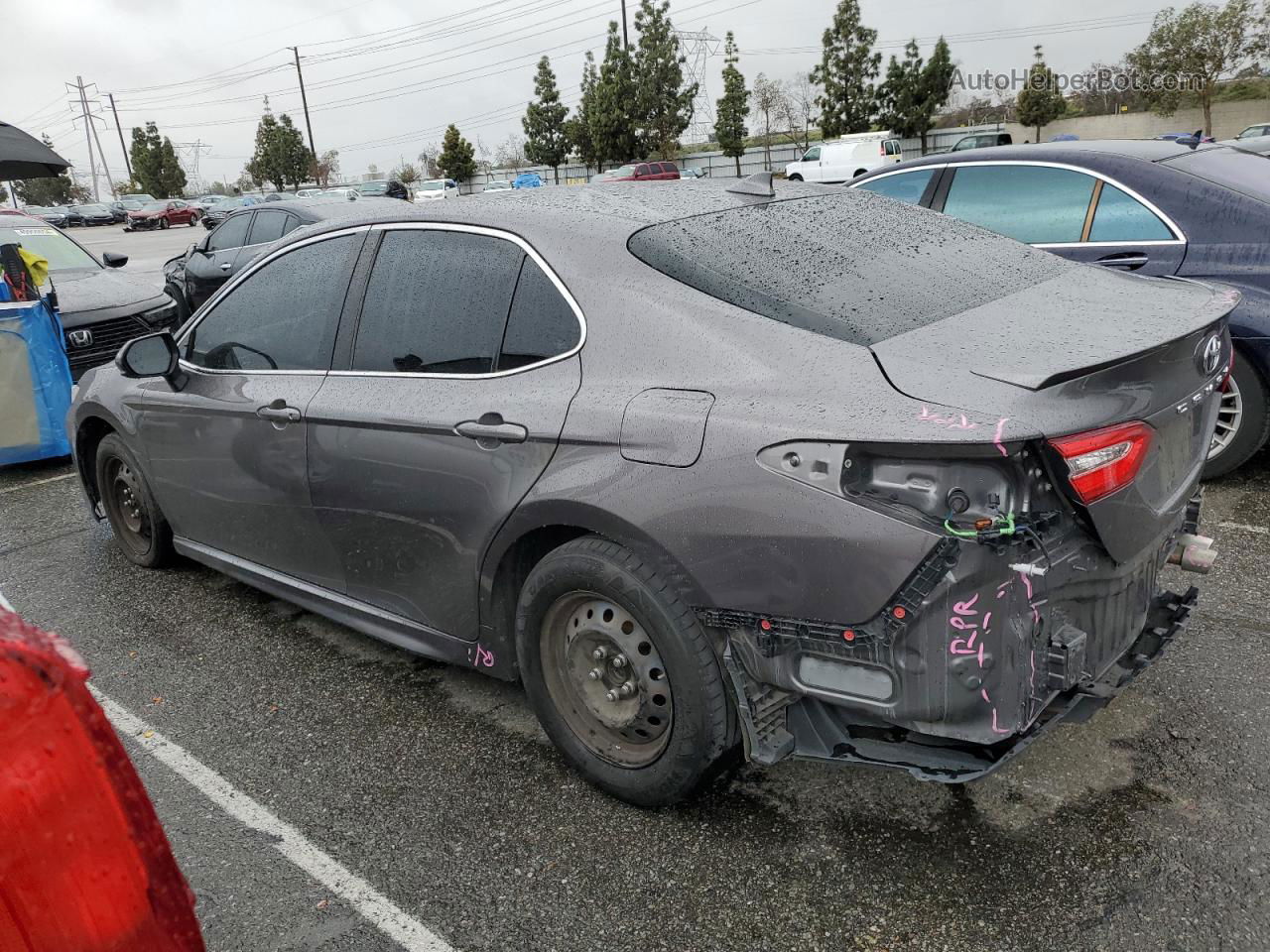 2019 Toyota Camry L Серый vin: 4T1B11HK5KU834256