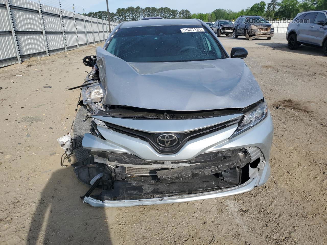 2019 Toyota Camry L Silver vin: 4T1B11HK5KU835858