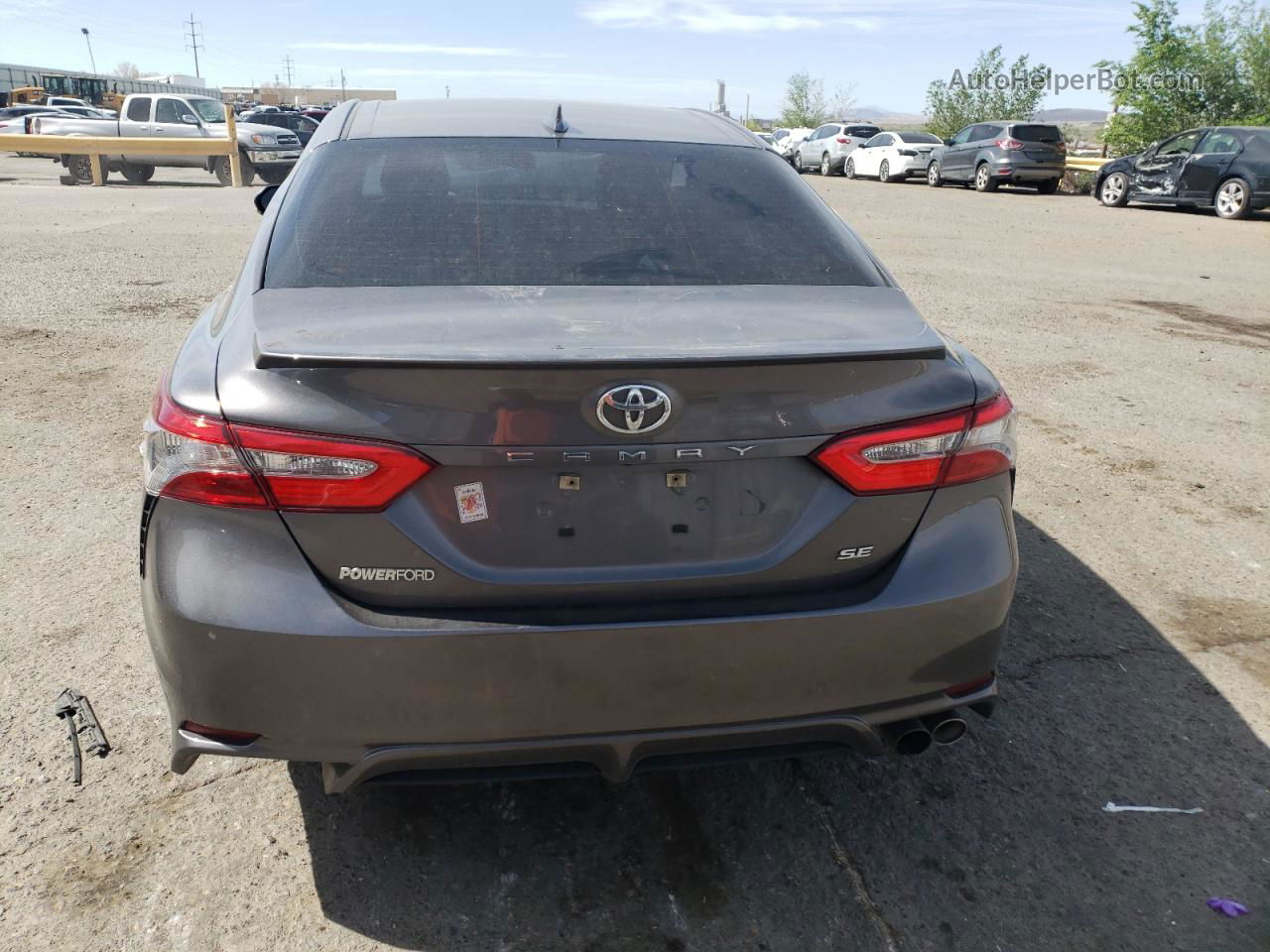 2019 Toyota Camry L Gray vin: 4T1B11HK6KU164037