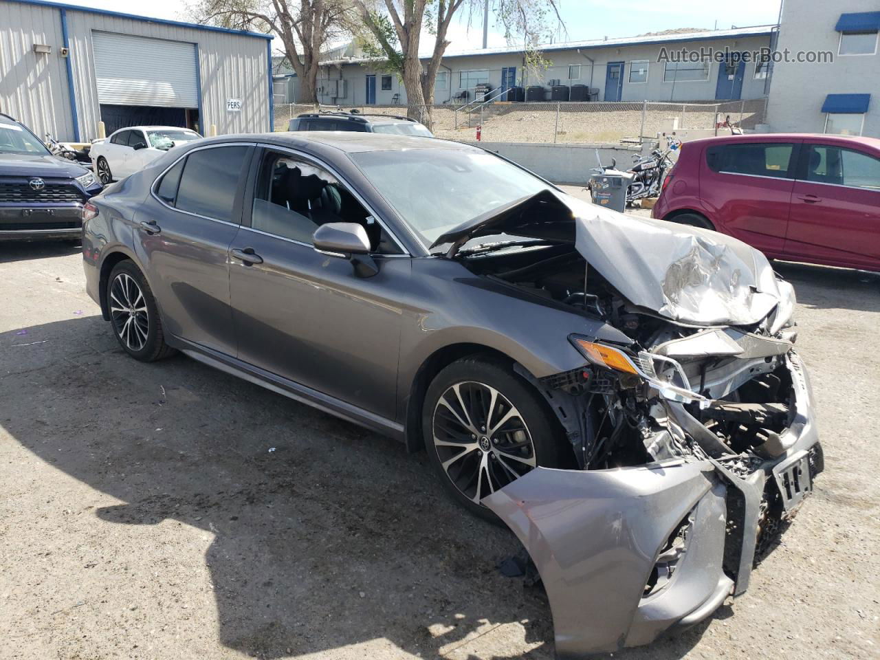 2019 Toyota Camry L Gray vin: 4T1B11HK6KU164037