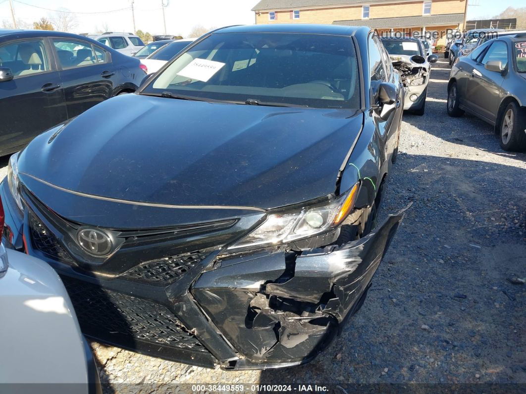 2019 Toyota Camry Se Black vin: 4T1B11HK6KU177127