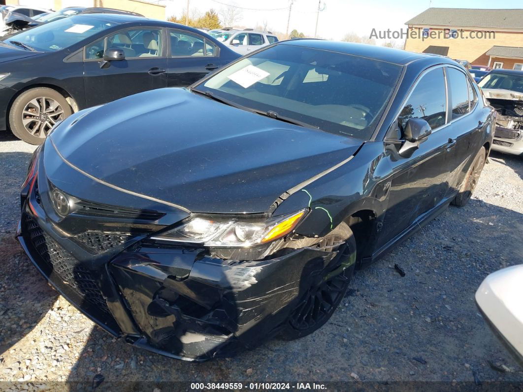 2019 Toyota Camry Se Black vin: 4T1B11HK6KU177127