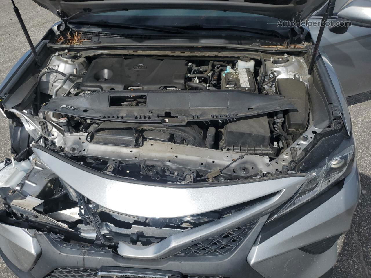 2019 Toyota Camry L Silver vin: 4T1B11HK6KU180111