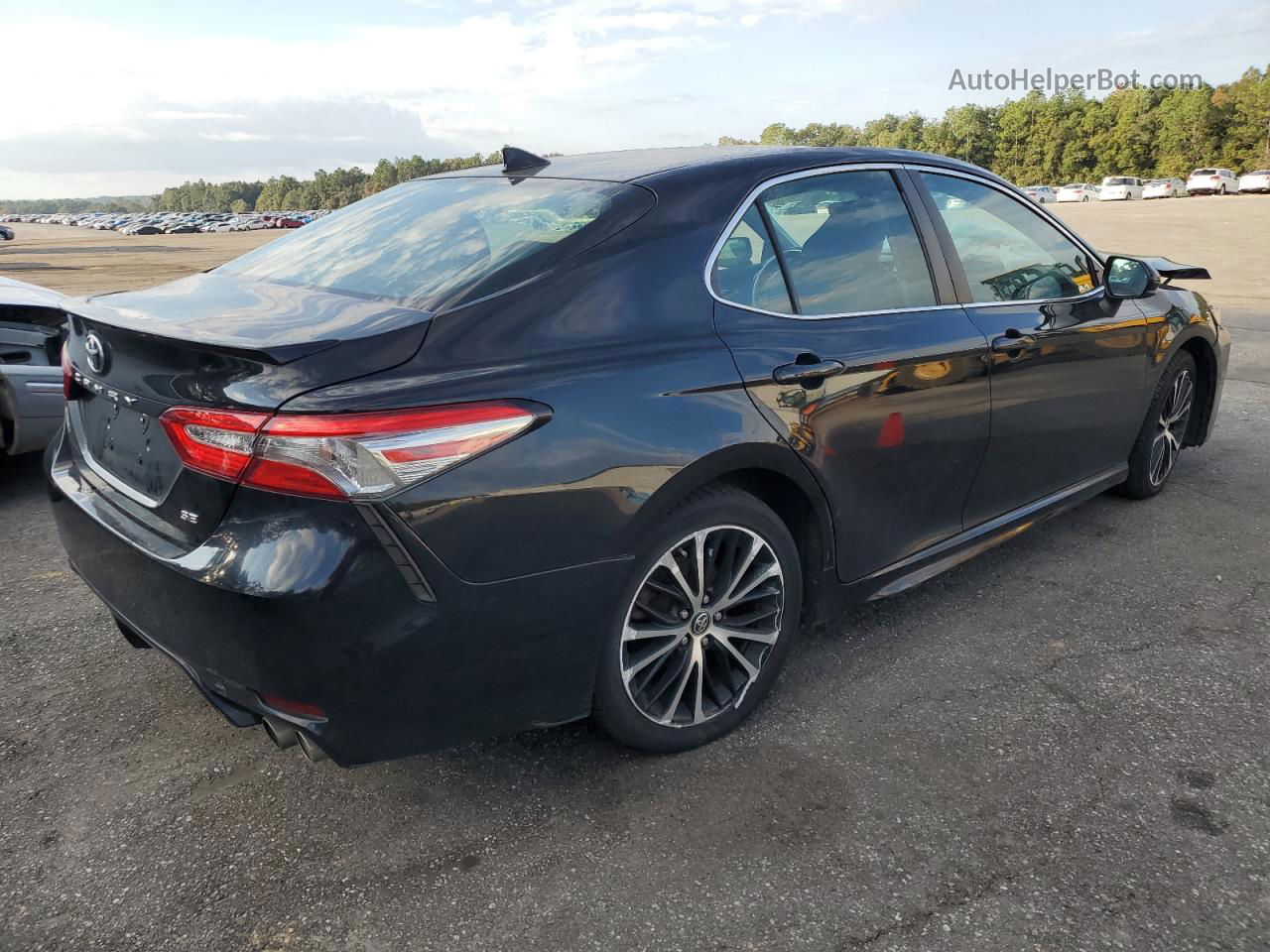 2019 Toyota Camry L Black vin: 4T1B11HK6KU186135