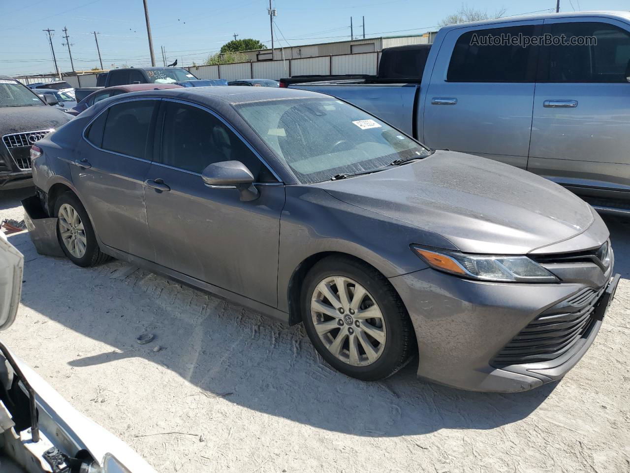 2019 Toyota Camry L Серый vin: 4T1B11HK6KU186829