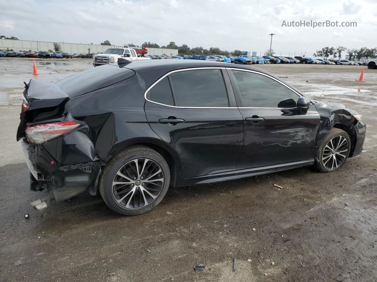 2019 Toyota Camry L Black vin: 4T1B11HK6KU194686