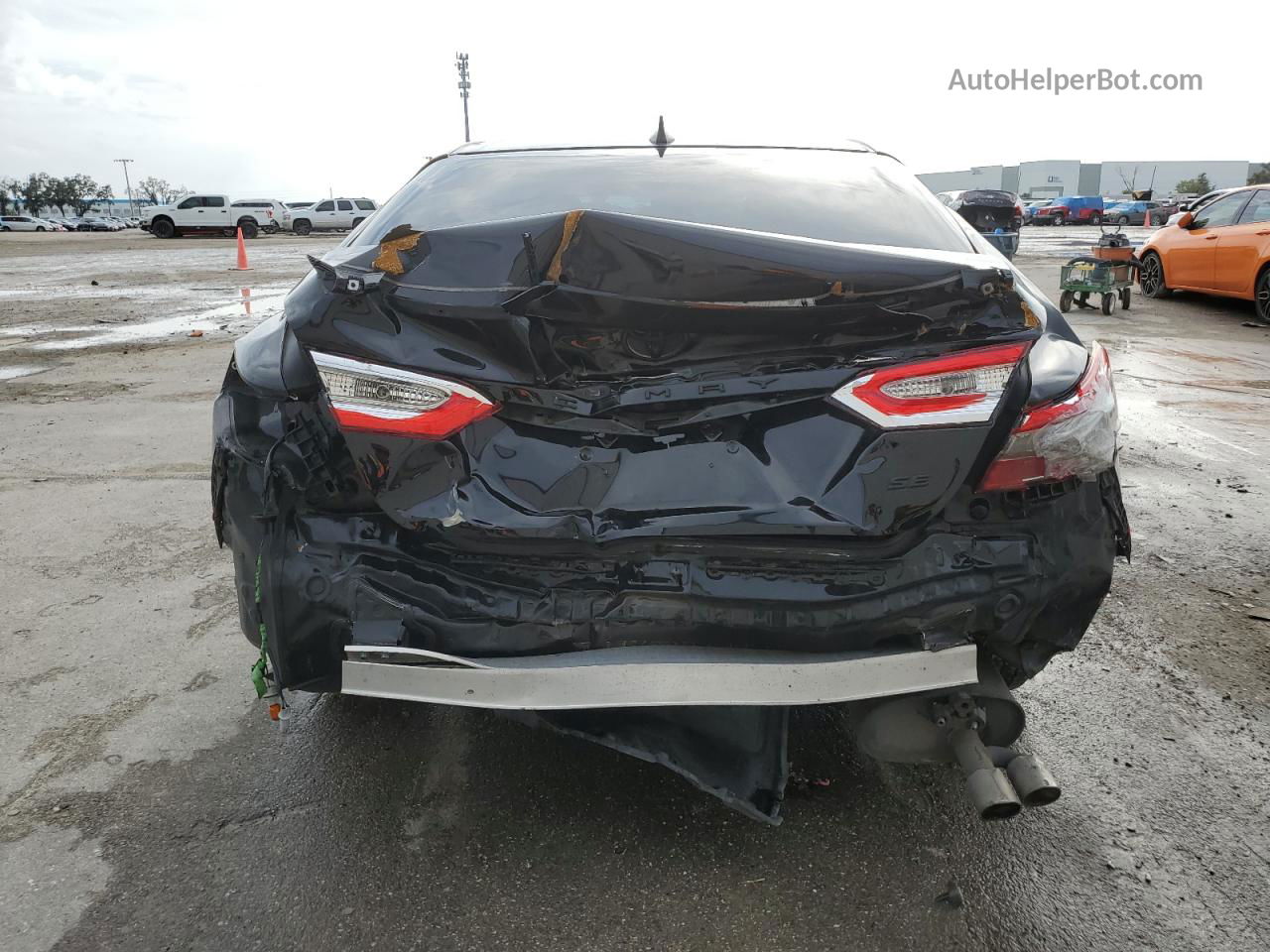 2019 Toyota Camry L Black vin: 4T1B11HK6KU194686