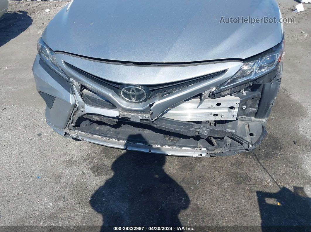 2019 Toyota Camry Se Silver vin: 4T1B11HK6KU198835