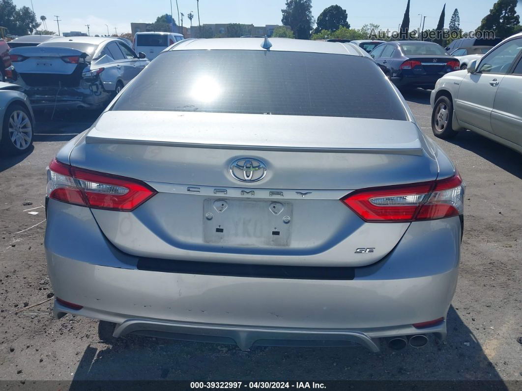 2019 Toyota Camry Se Silver vin: 4T1B11HK6KU198835