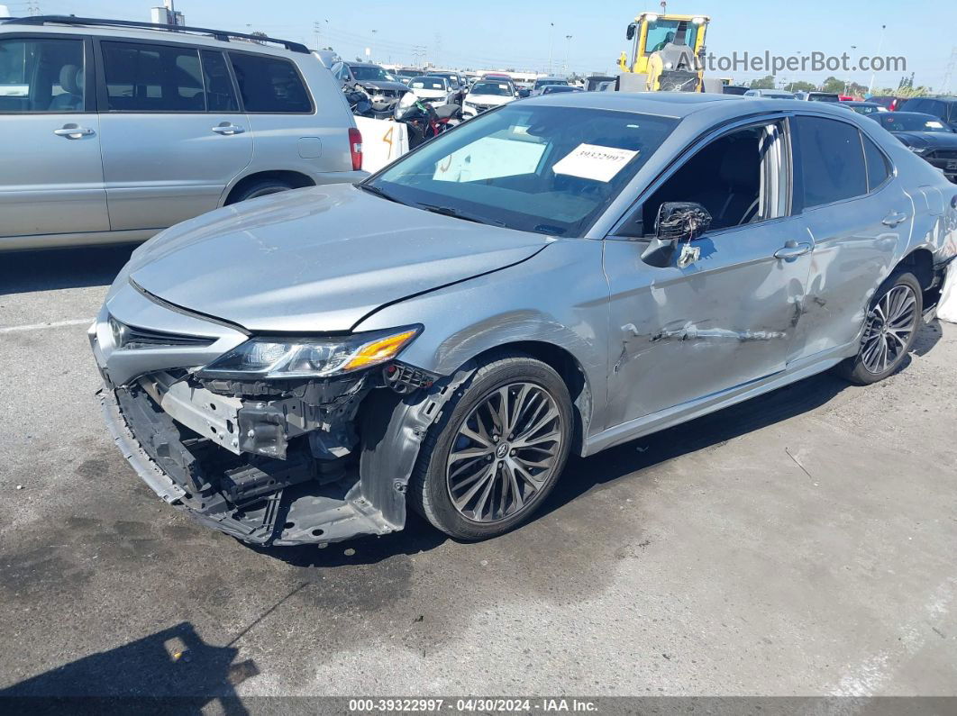 2019 Toyota Camry Se Silver vin: 4T1B11HK6KU198835