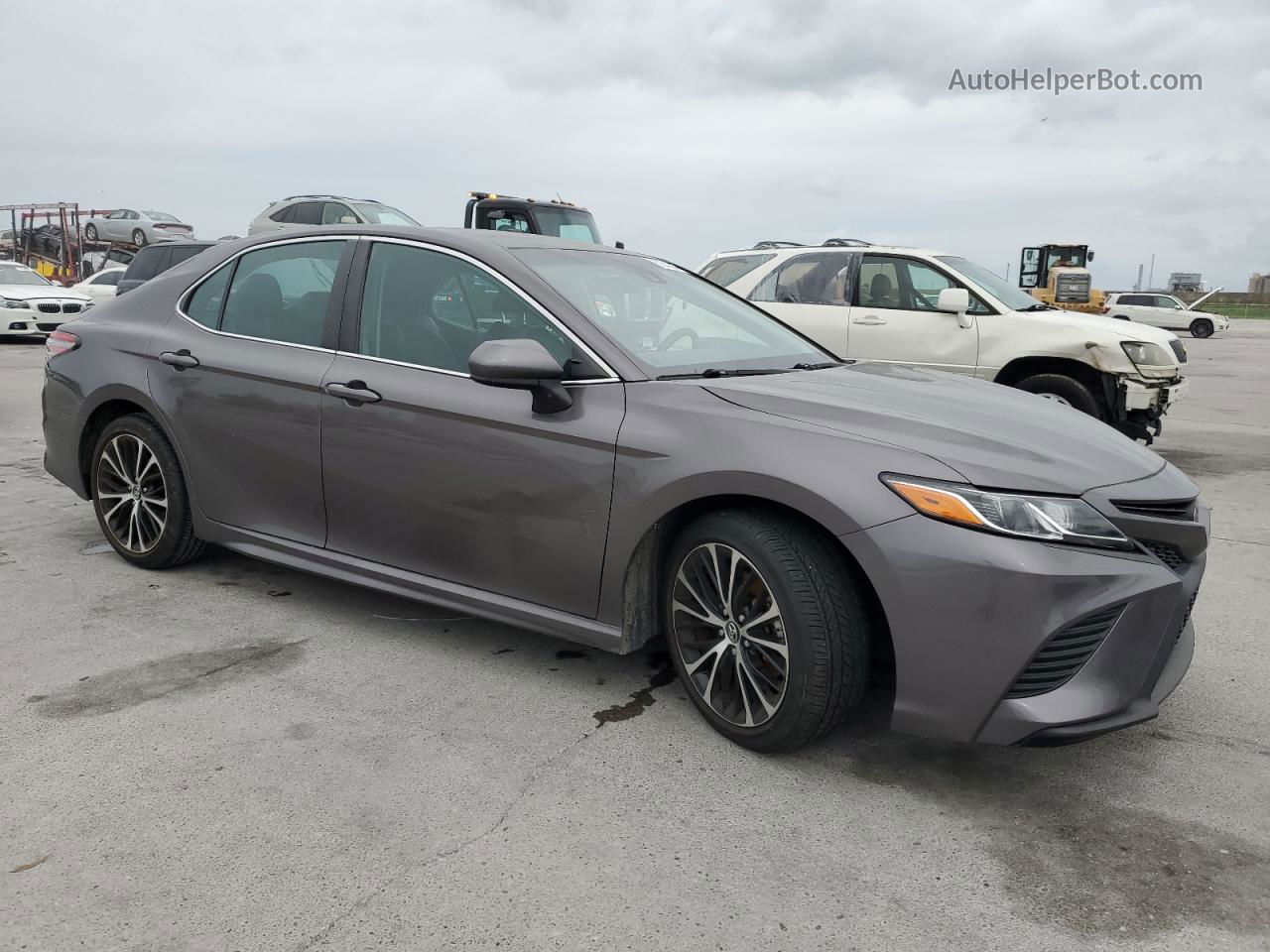 2019 Toyota Camry L Gray vin: 4T1B11HK6KU199645