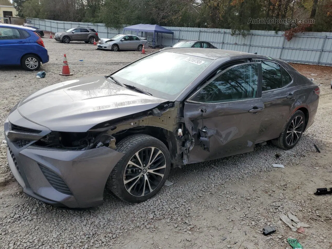 2019 Toyota Camry L Charcoal vin: 4T1B11HK6KU209185