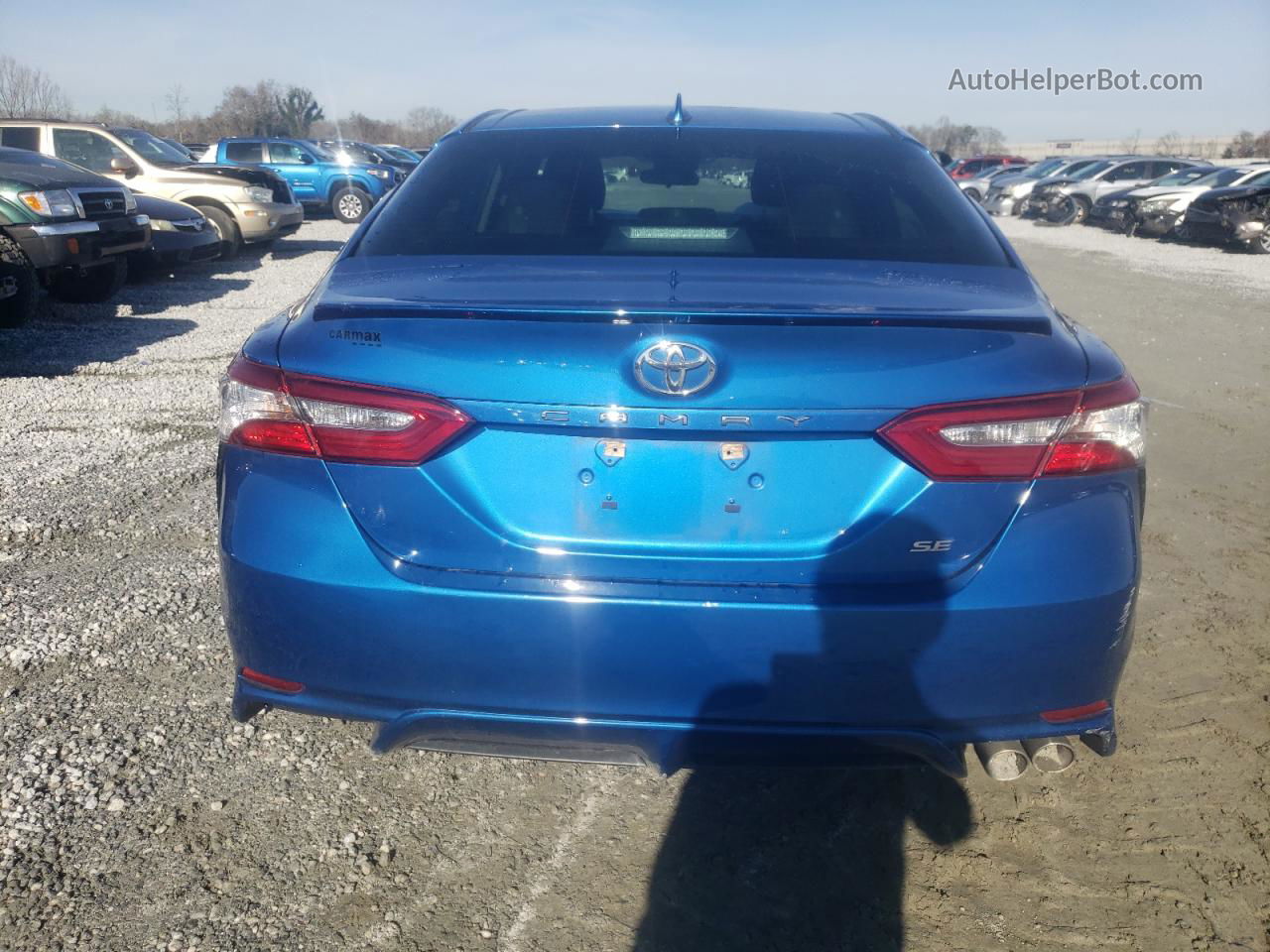 2019 Toyota Camry L Blue vin: 4T1B11HK6KU209462