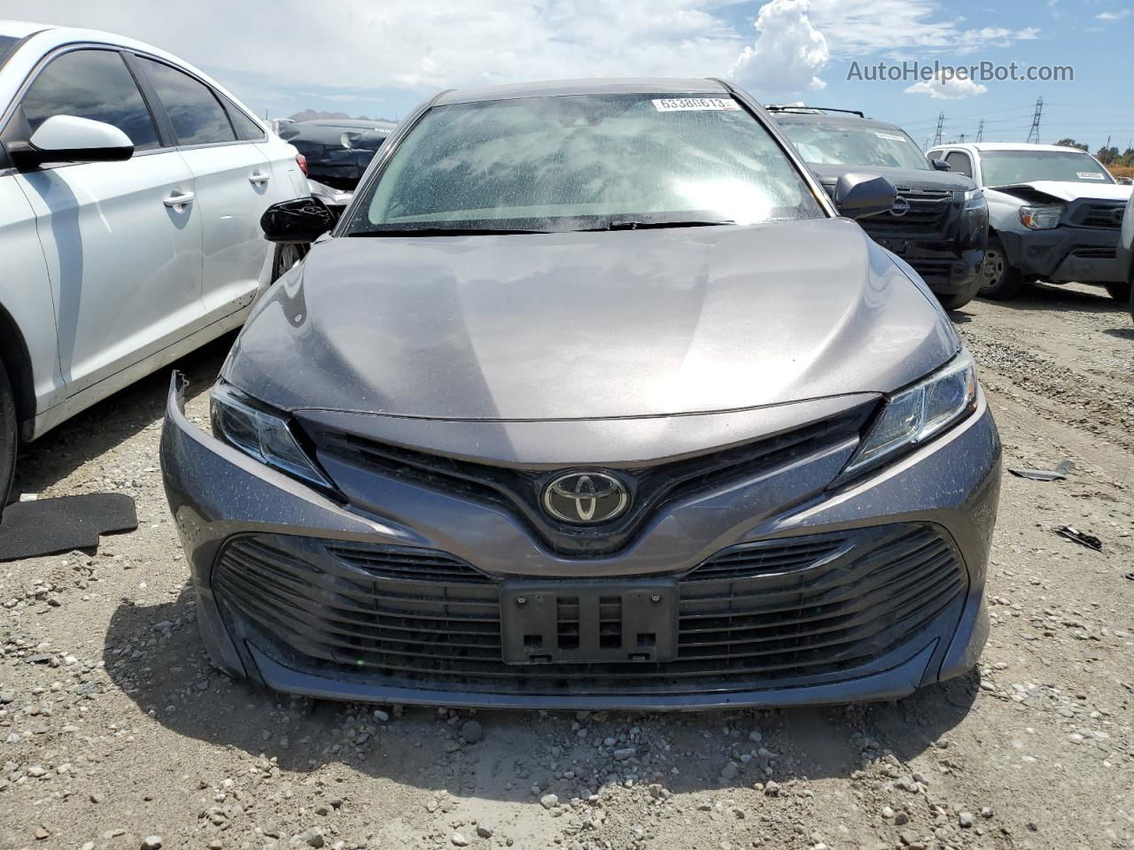 2019 Toyota Camry L Charcoal vin: 4T1B11HK6KU209932