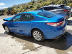 2019 Toyota Camry L Blue vin: 4T1B11HK6KU210420