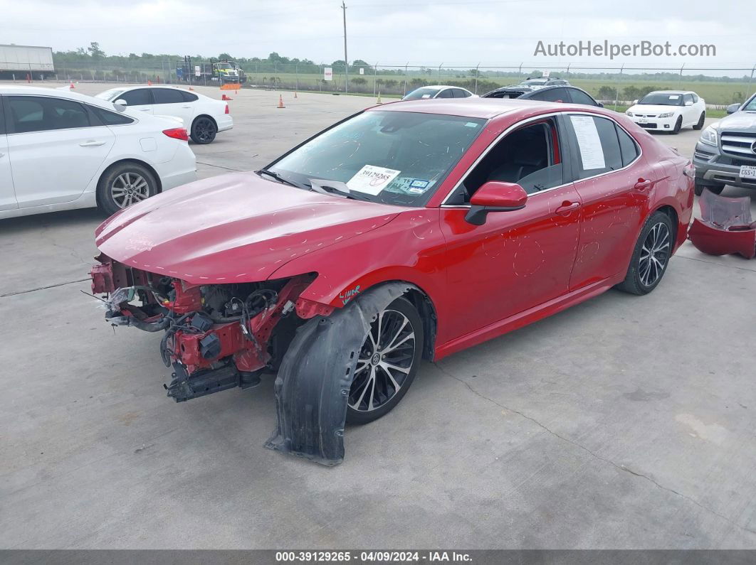 2019 Toyota Camry Se Red vin: 4T1B11HK6KU219960