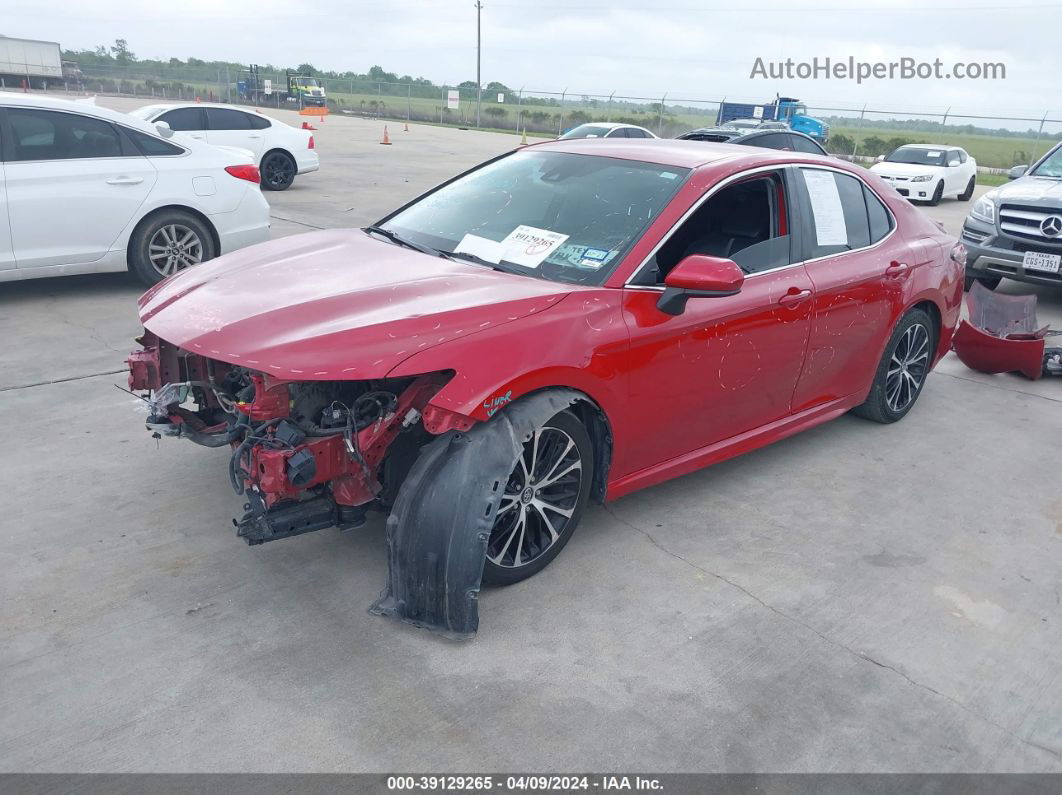 2019 Toyota Camry Se Red vin: 4T1B11HK6KU219960