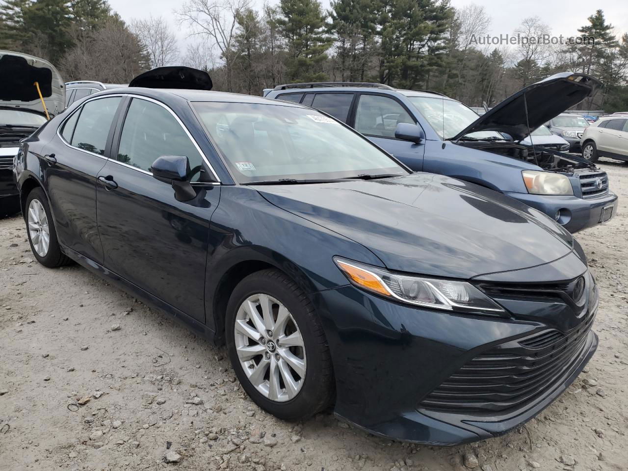 2019 Toyota Camry L Blue vin: 4T1B11HK6KU235169