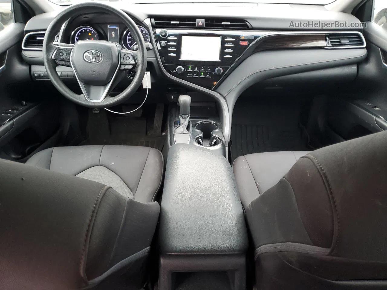 2019 Toyota Camry L Синий vin: 4T1B11HK6KU235169