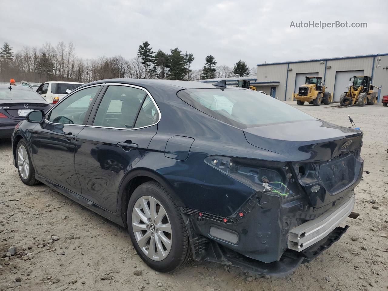 2019 Toyota Camry L Синий vin: 4T1B11HK6KU235169