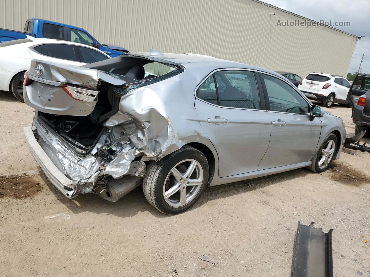 2019 Toyota Camry L Silver vin: 4T1B11HK6KU270164