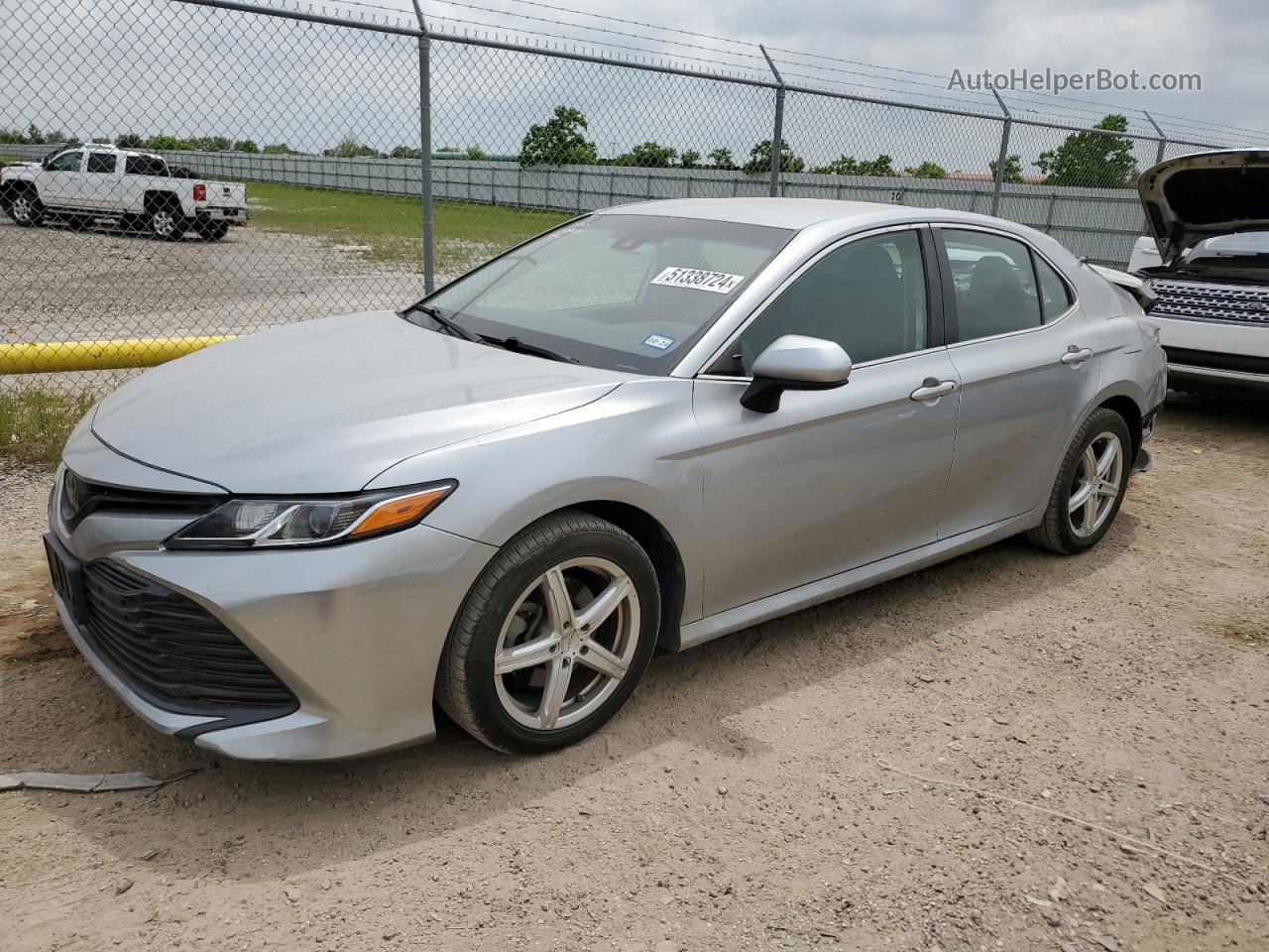 2019 Toyota Camry L Silver vin: 4T1B11HK6KU270164