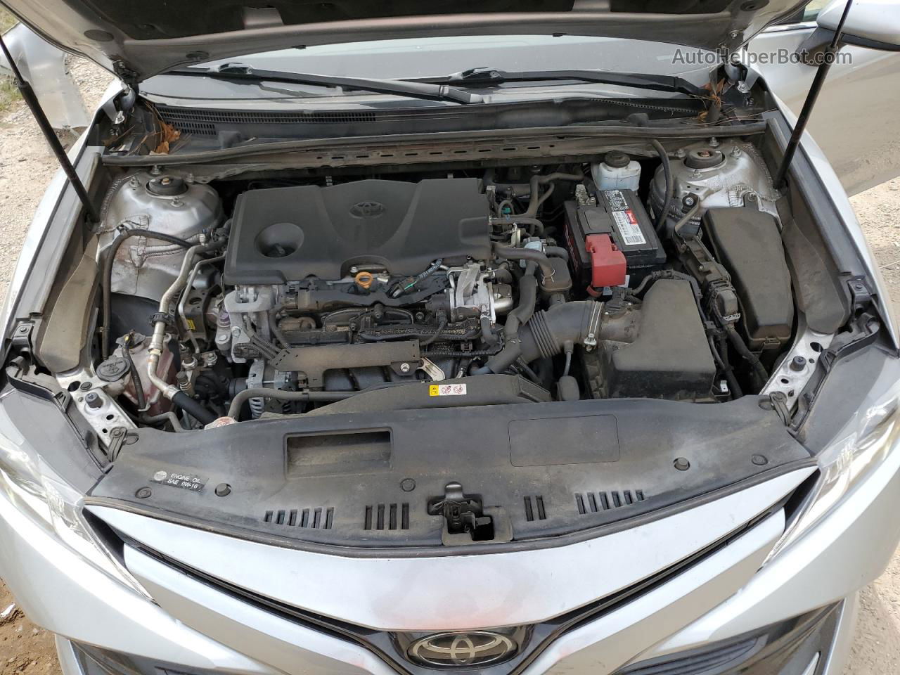 2019 Toyota Camry L Silver vin: 4T1B11HK6KU270164