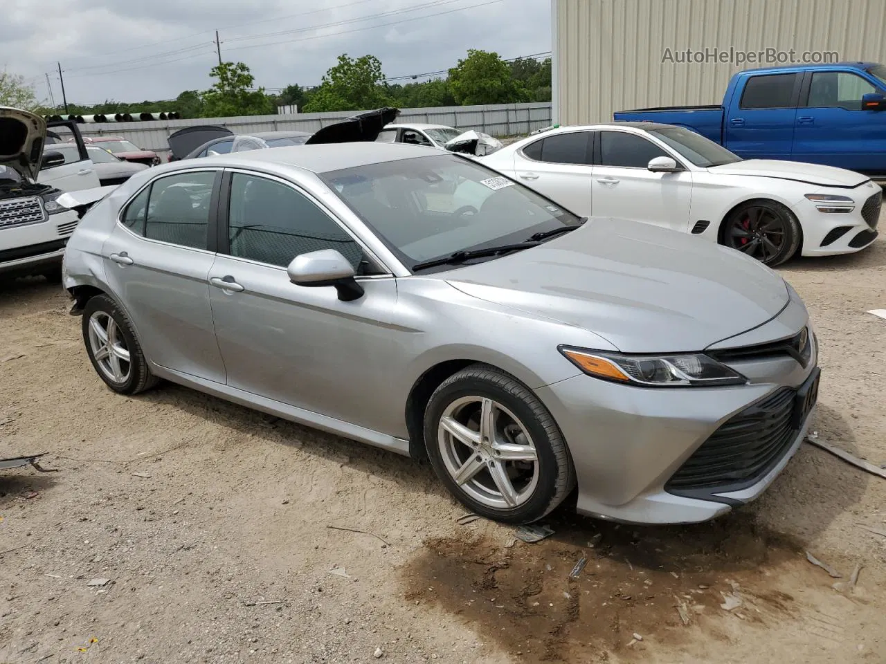 2019 Toyota Camry L Silver vin: 4T1B11HK6KU270164