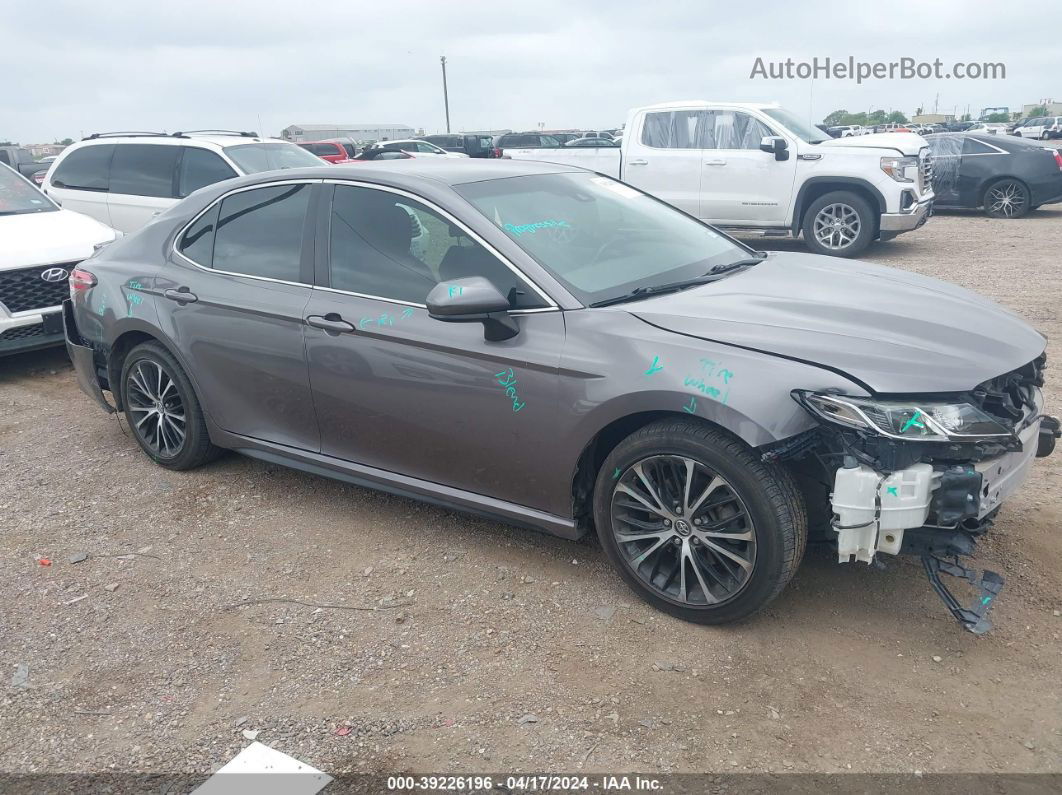 2019 Toyota Camry Se Gray vin: 4T1B11HK6KU294481