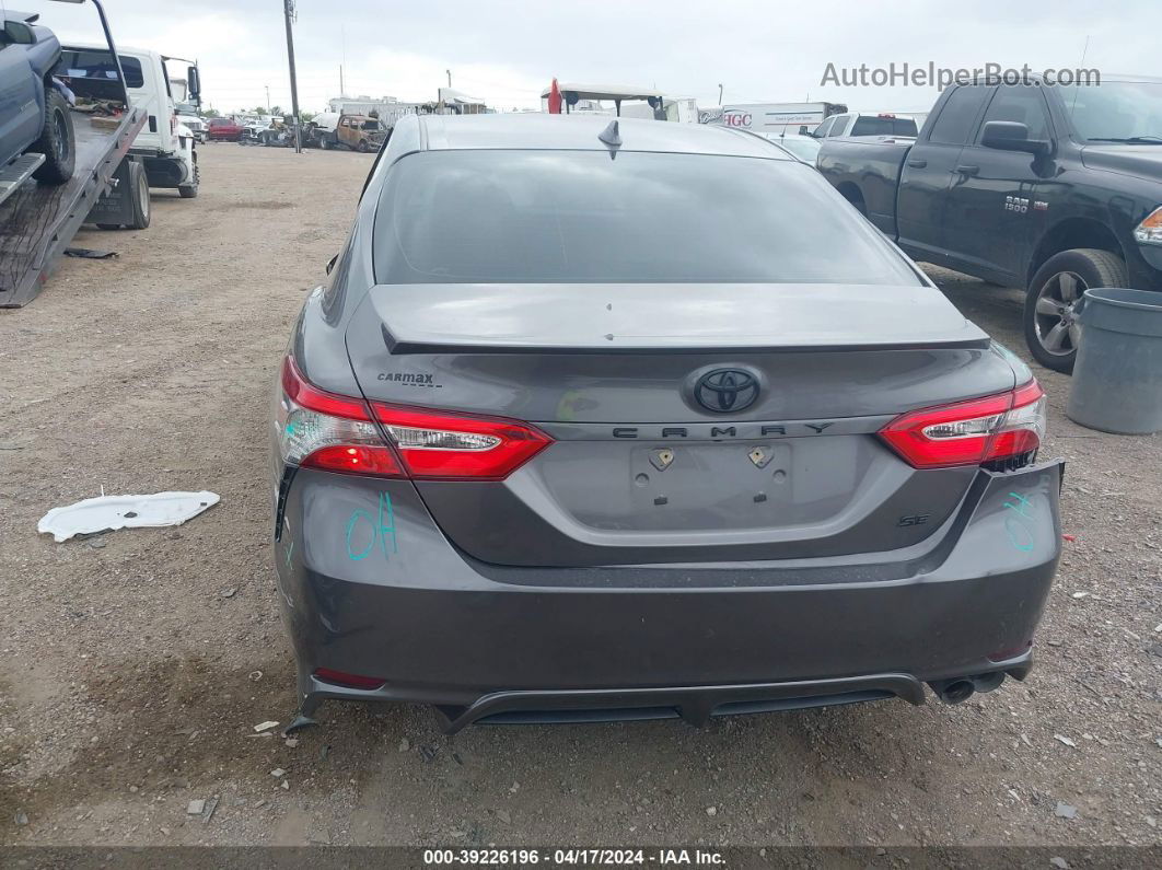 2019 Toyota Camry Se Gray vin: 4T1B11HK6KU294481