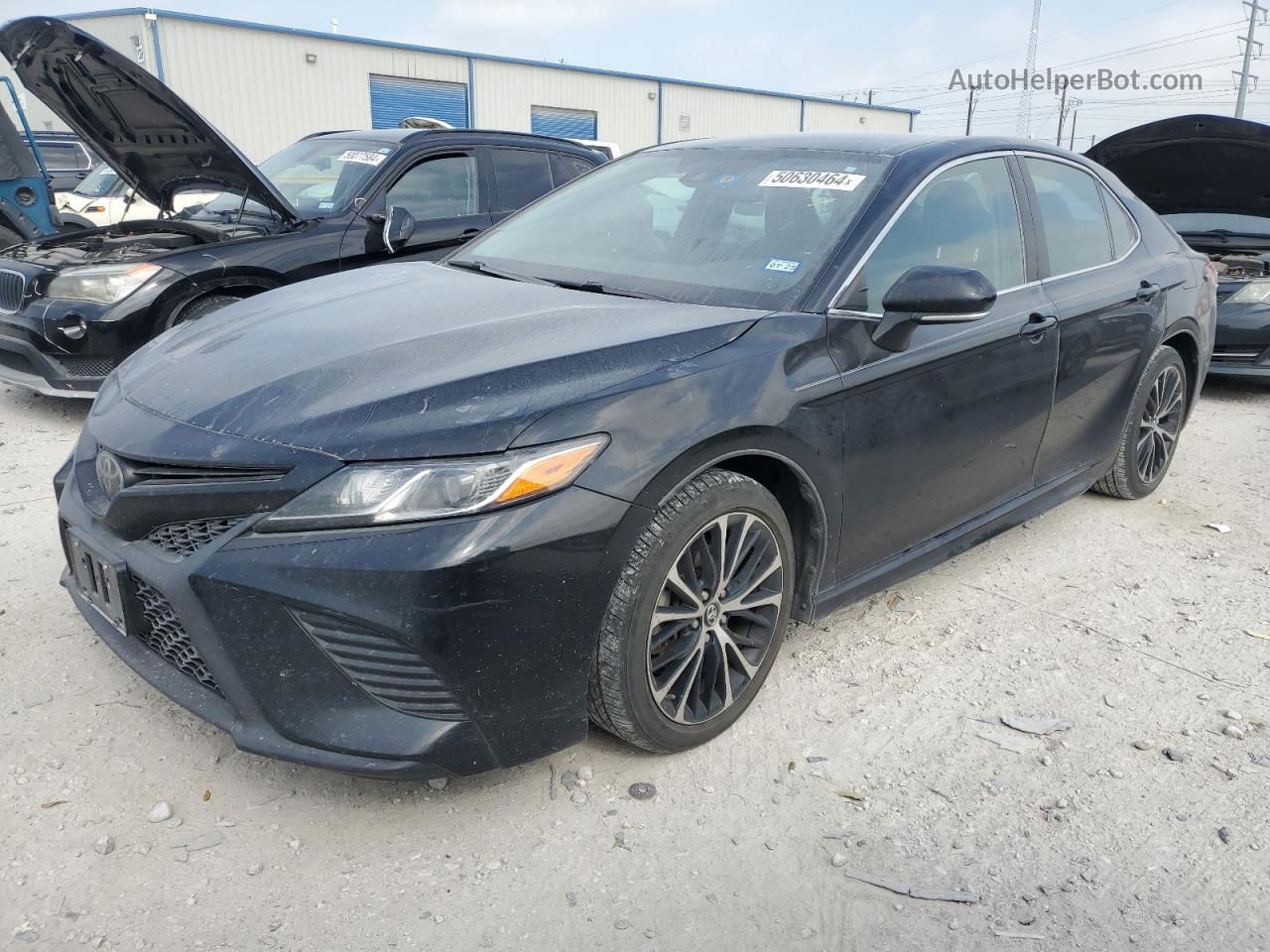 2019 Toyota Camry L Black vin: 4T1B11HK6KU682861