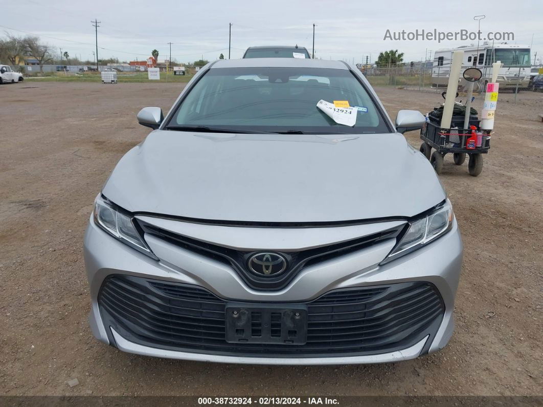 2019 Toyota Camry Le Silver vin: 4T1B11HK6KU689180