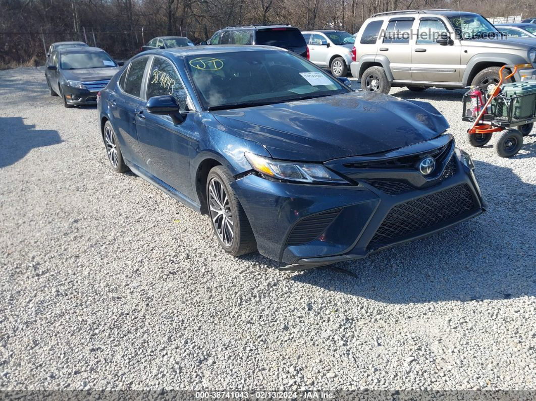 2019 Toyota Camry Se Blue vin: 4T1B11HK6KU707600