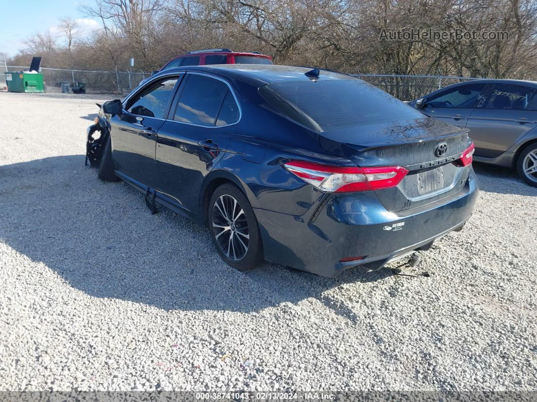 2019 Toyota Camry Se Синий vin: 4T1B11HK6KU707600