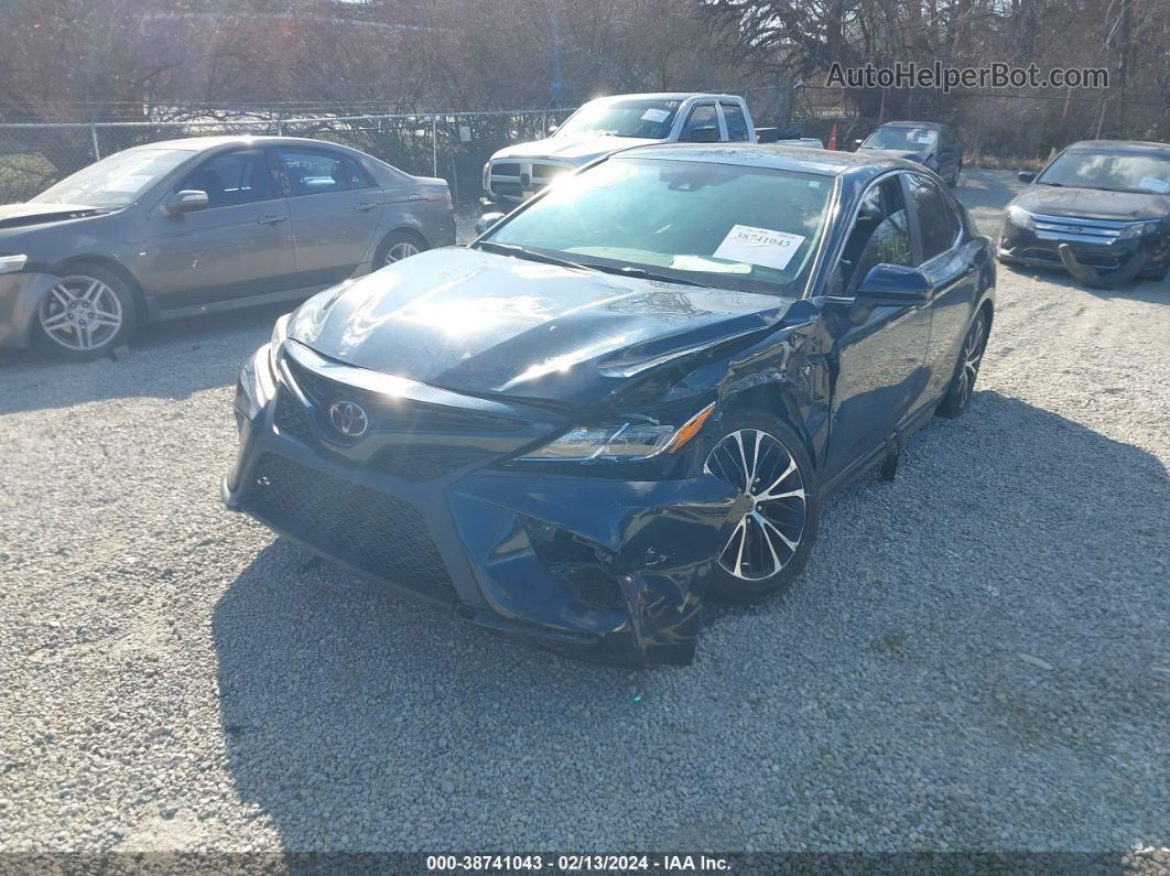 2019 Toyota Camry Se Blue vin: 4T1B11HK6KU707600