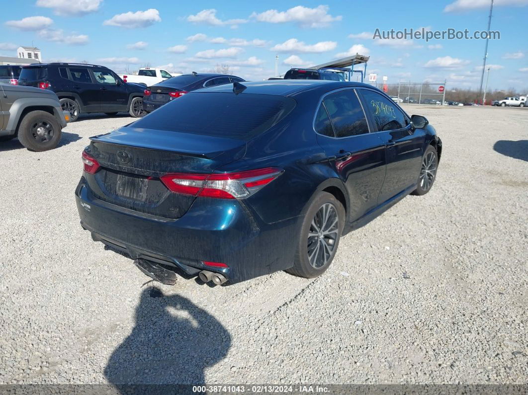 2019 Toyota Camry Se Синий vin: 4T1B11HK6KU707600