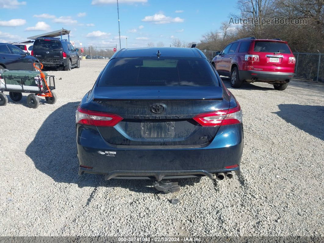 2019 Toyota Camry Se Blue vin: 4T1B11HK6KU707600