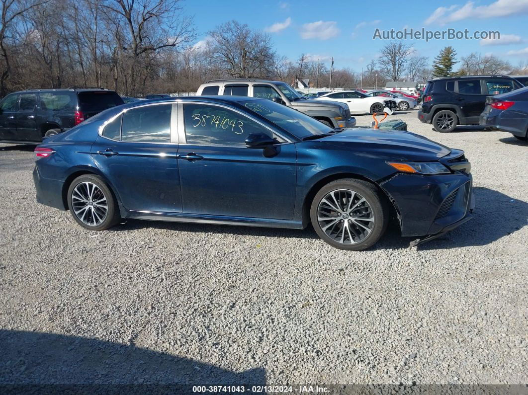 2019 Toyota Camry Se Синий vin: 4T1B11HK6KU707600