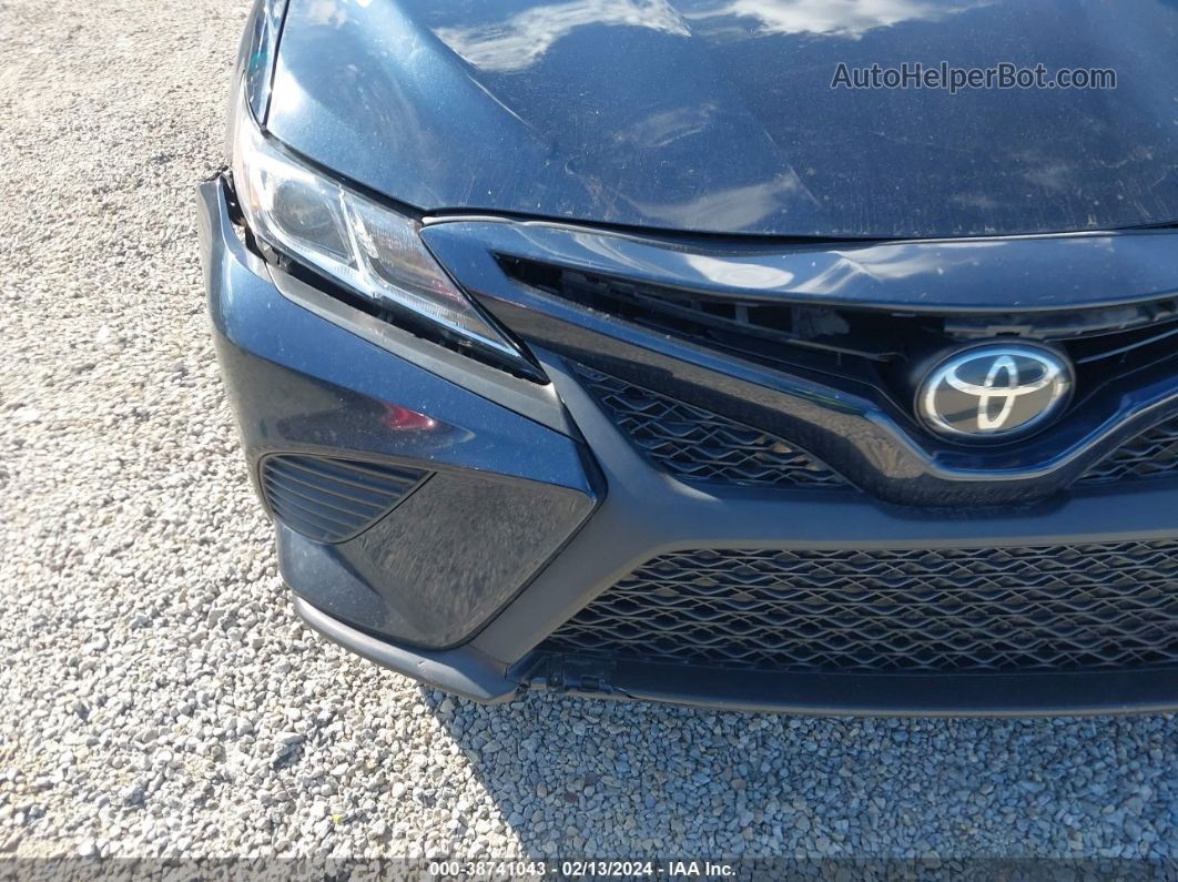 2019 Toyota Camry Se Синий vin: 4T1B11HK6KU707600