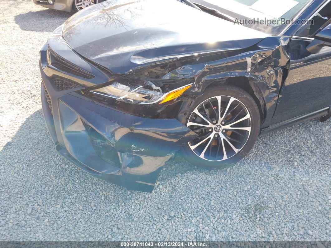 2019 Toyota Camry Se Blue vin: 4T1B11HK6KU707600