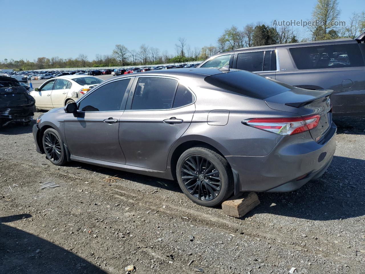 2019 Toyota Camry L Gray vin: 4T1B11HK6KU750589