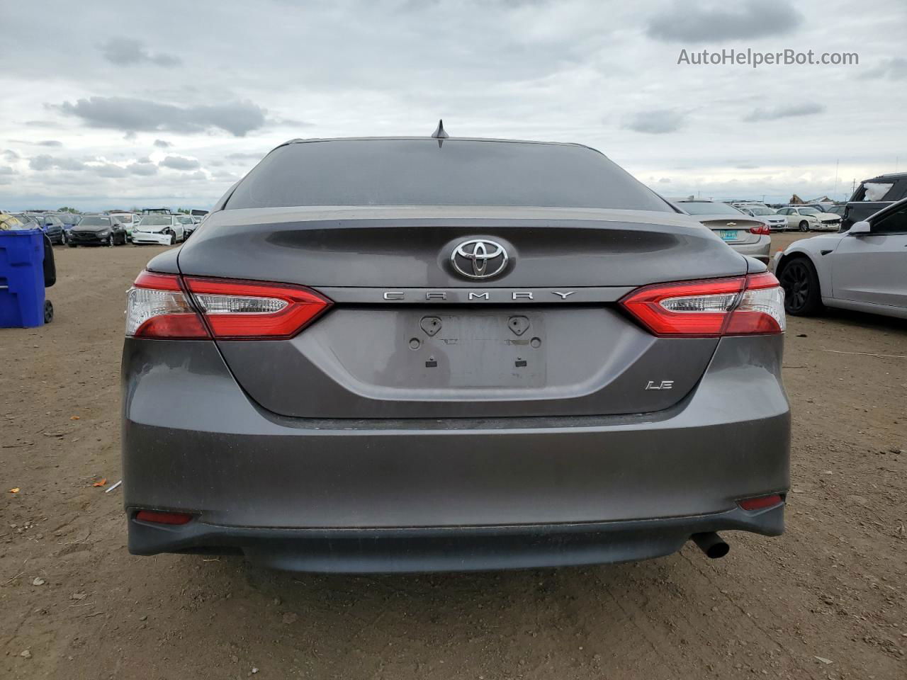 2019 Toyota Camry L Gray vin: 4T1B11HK6KU753685