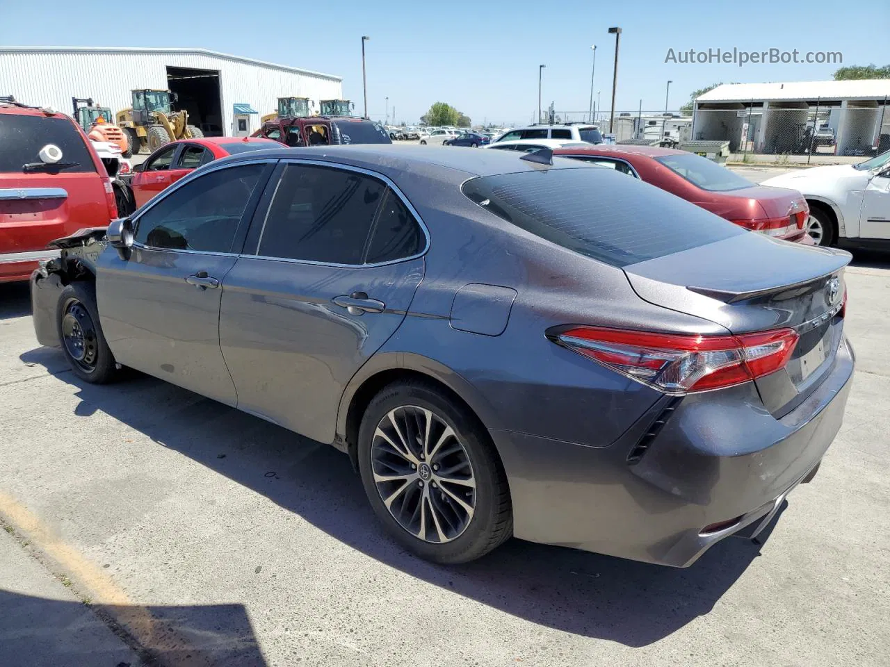 2019 Toyota Camry L Серый vin: 4T1B11HK6KU755033