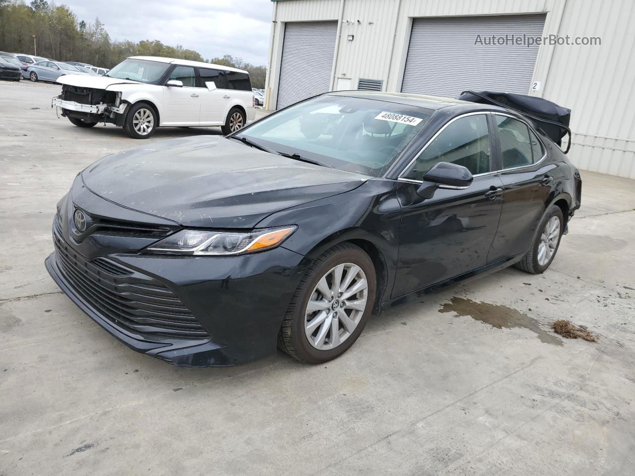 2019 Toyota Camry L Black vin: 4T1B11HK6KU760605