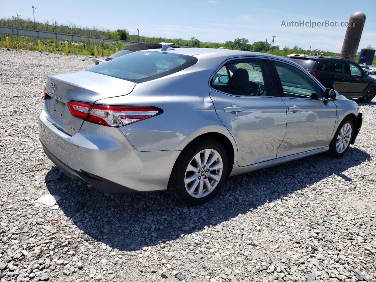 2019 Toyota Camry L Серебряный vin: 4T1B11HK6KU772351