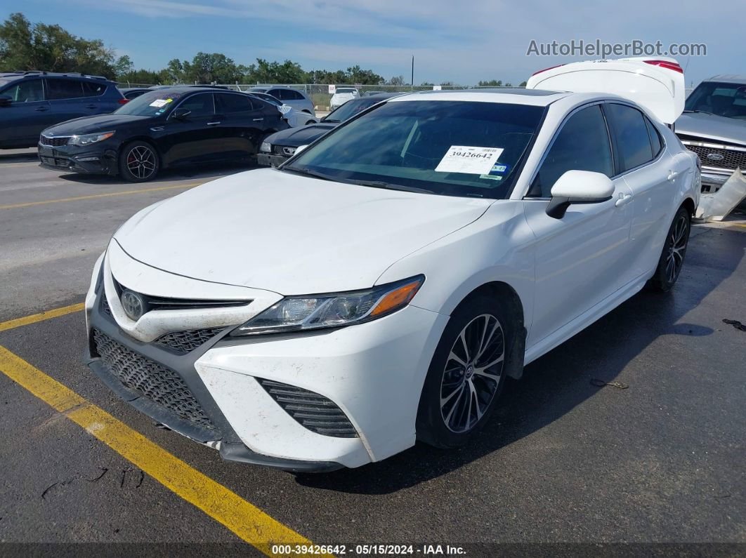 2019 Toyota Camry Se White vin: 4T1B11HK6KU790641