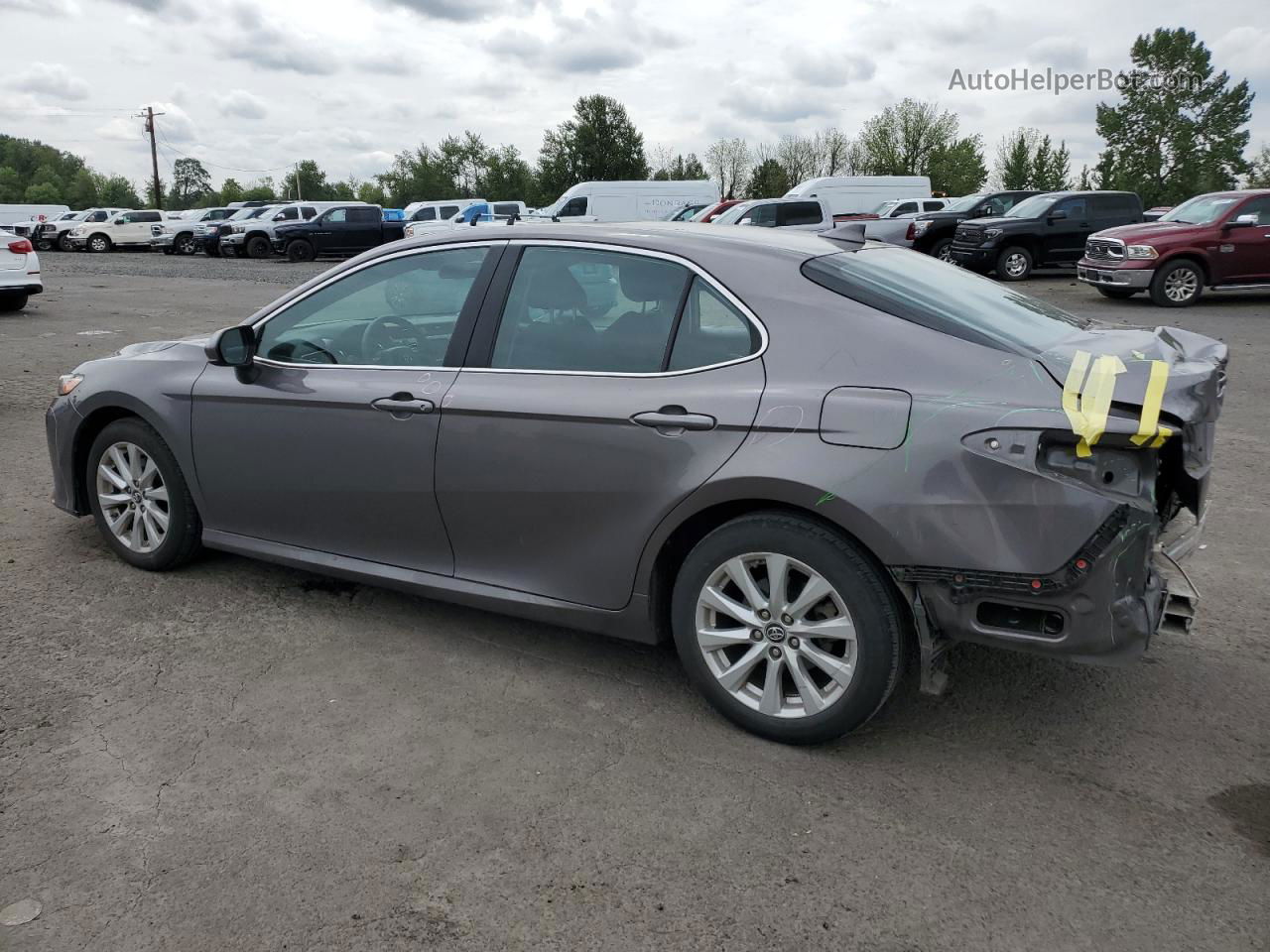 2019 Toyota Camry L Charcoal vin: 4T1B11HK6KU801704