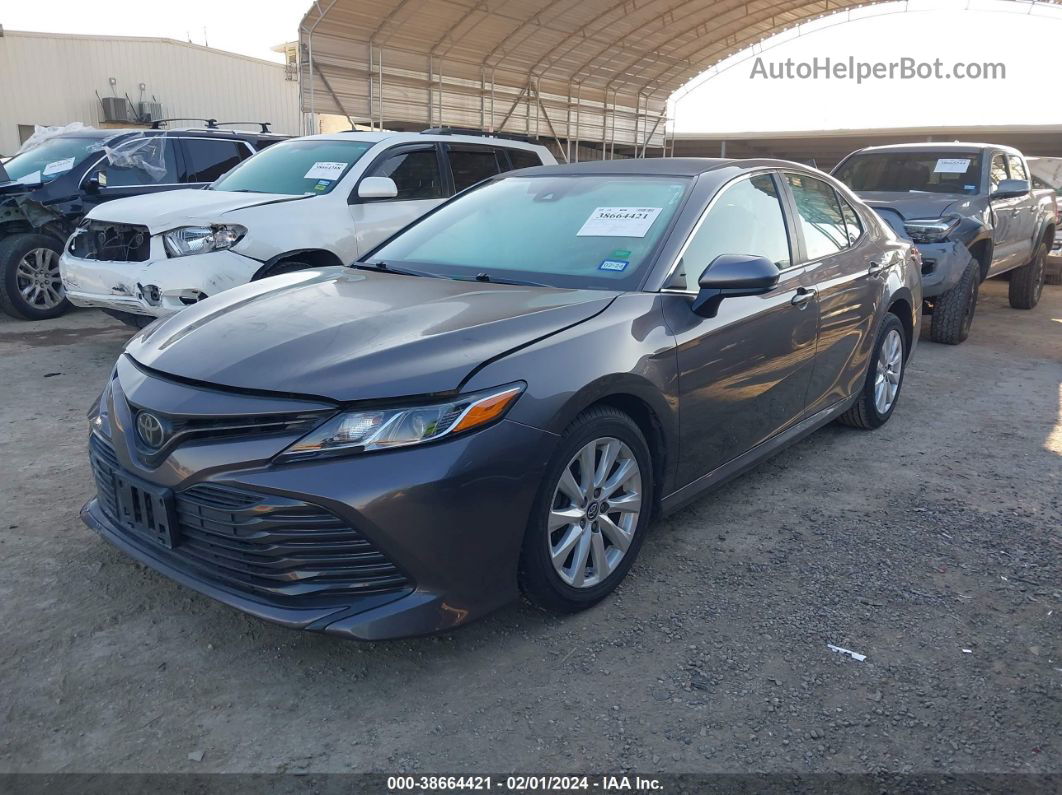 2019 Toyota Camry Le Gray vin: 4T1B11HK6KU848490